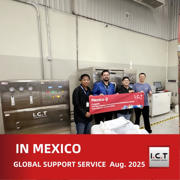 I.C.T Suporte técnico: PCBA Soluções de limpeza para fabricação de EMS no México