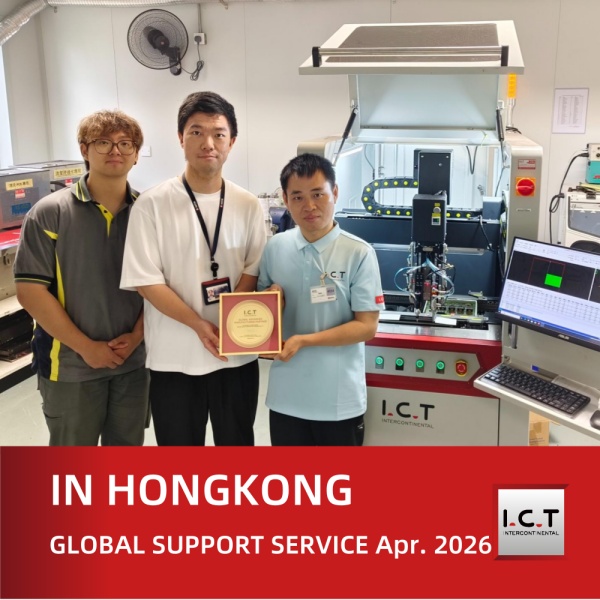 I.C.T Suporte técnico global para máquina de revestimento isolante em Hong Kong